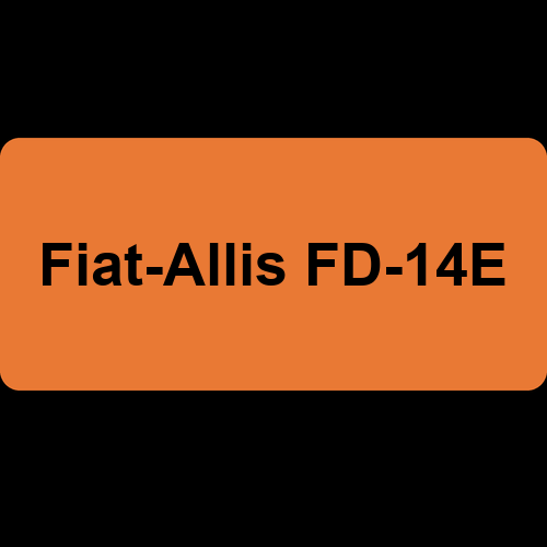 Fiat-Allis FD-14E